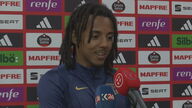 Koundé, protagonista del gol de la victoria: "Los compañeros me han vacilado porque en el entreno no los meto"