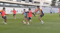 Asencio, Lunin, Lucas Vázquez, Fran García y Vallejo trabajan con el Castilla en Valdebebas pensando en el Leganés